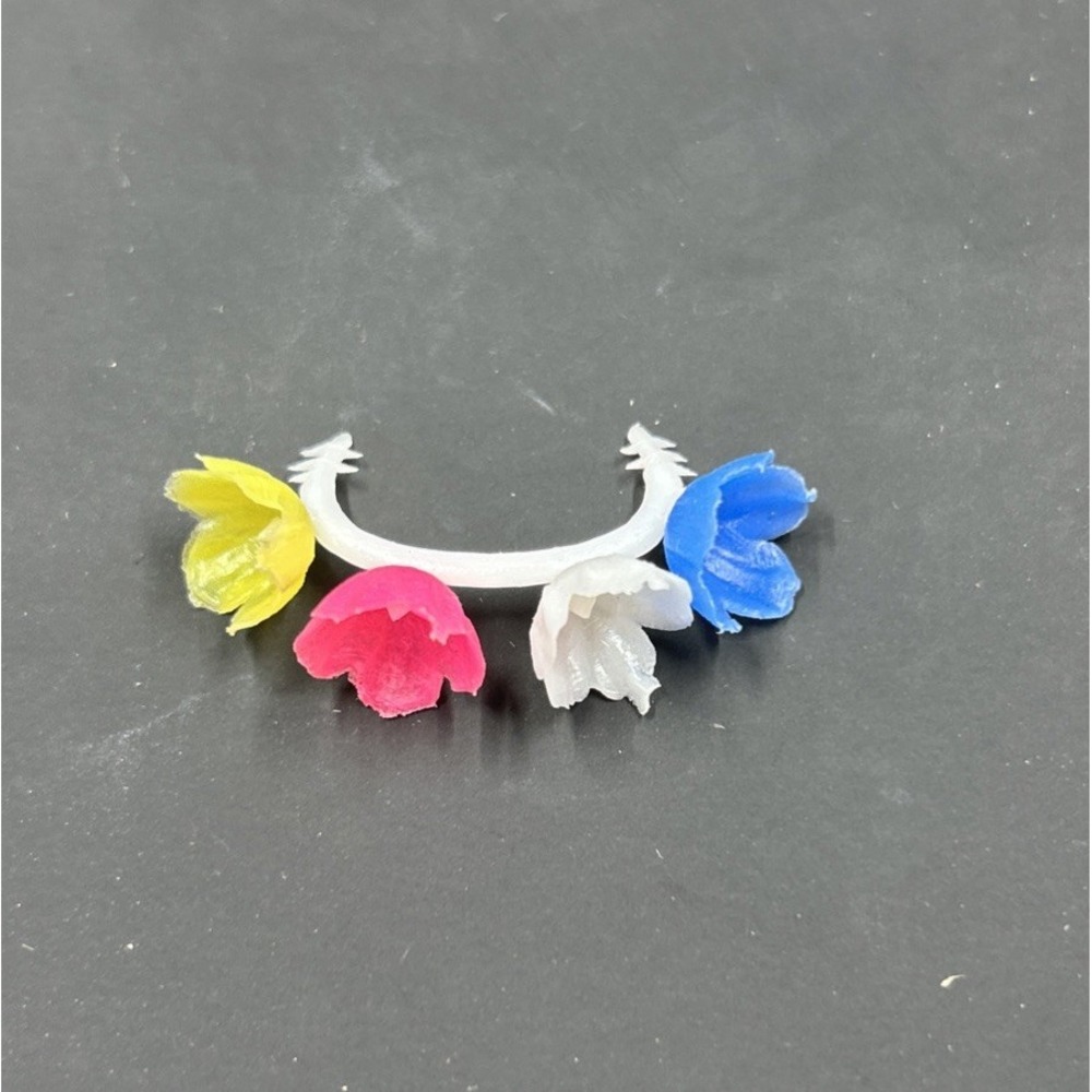 Vintage Dawn Floral‎ White Headband Barbie